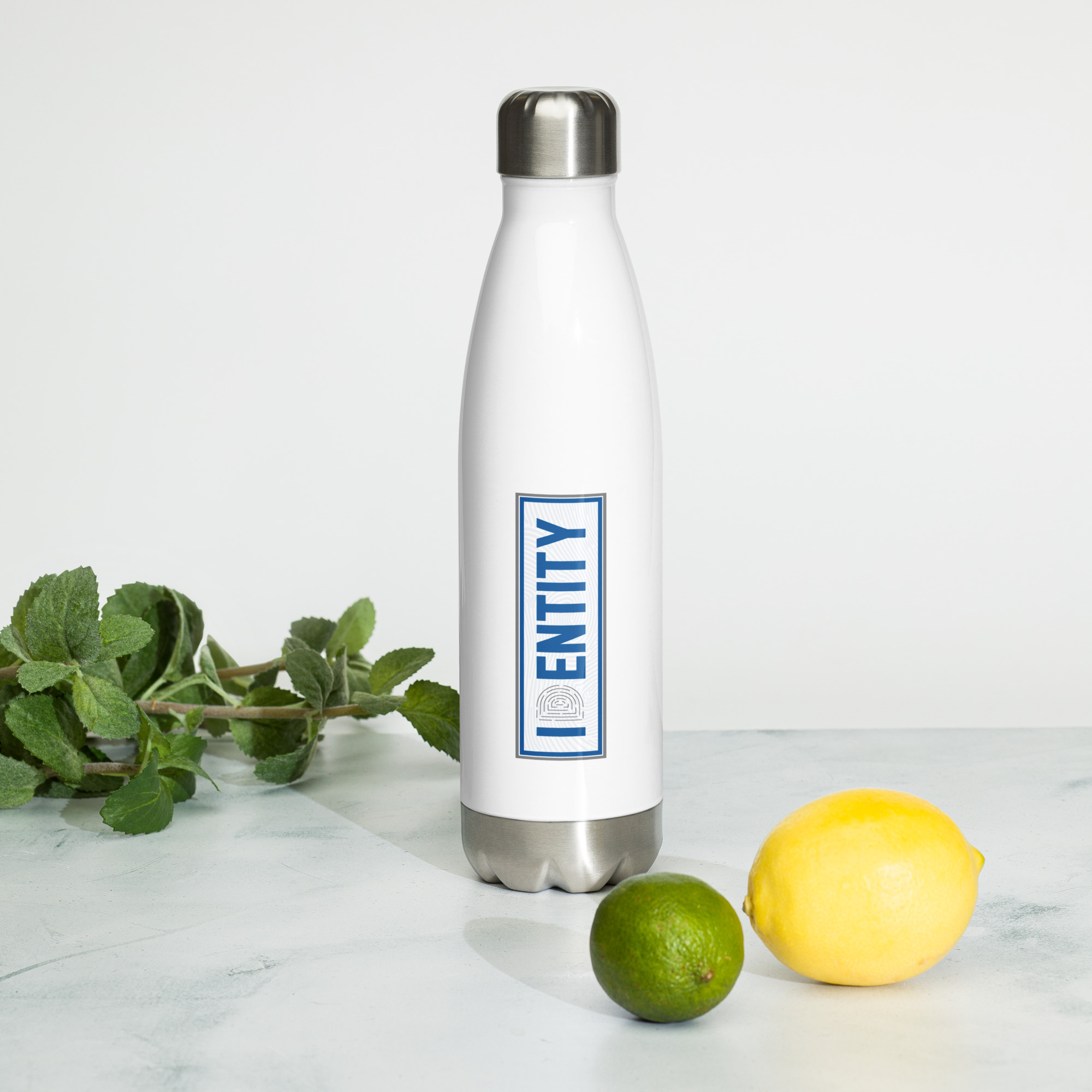 identity water bottle