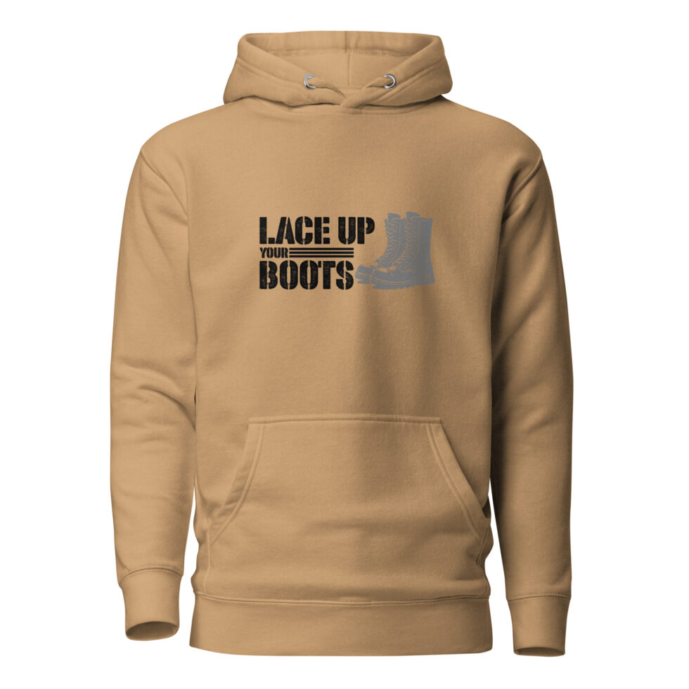 lace up your boots hoodie