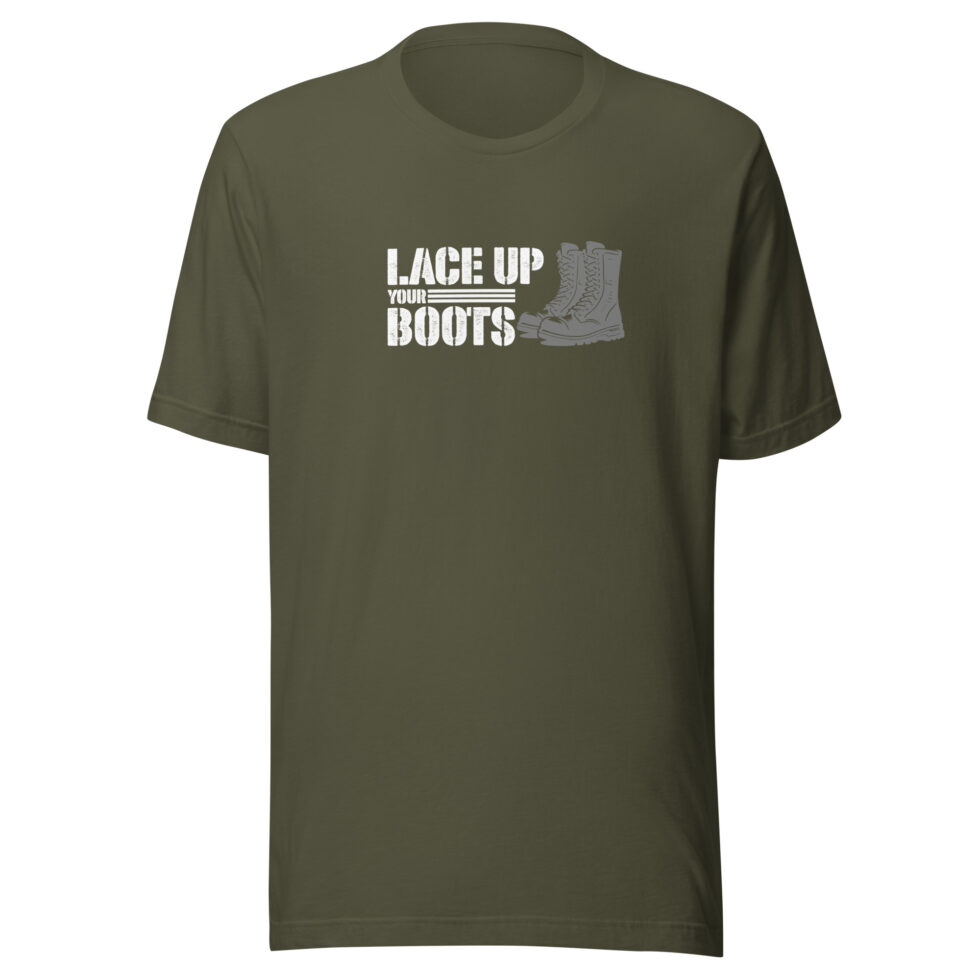 lace up your boots t shirt